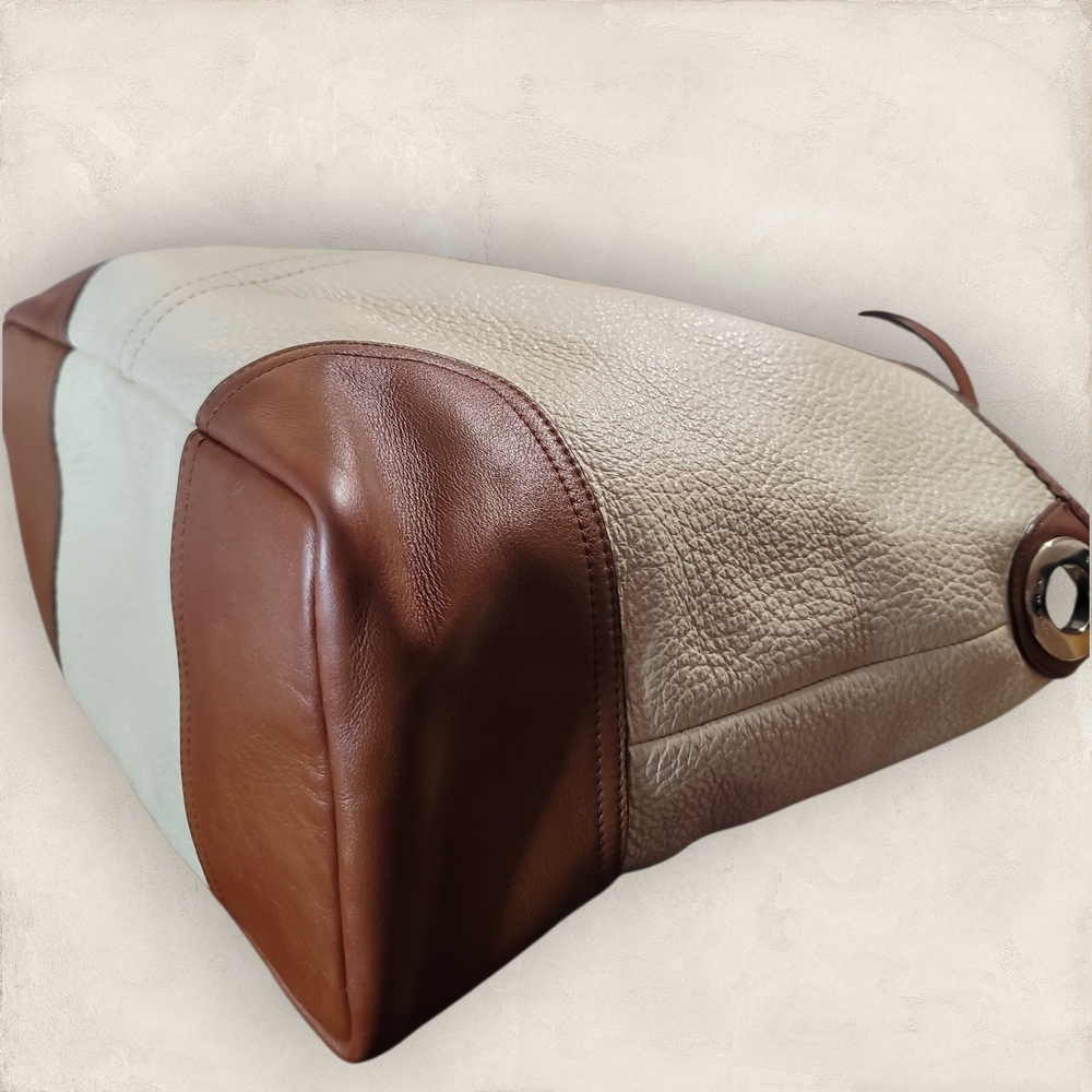 COACH 2014 Hadley Leather Medium Pebbled Leather Shoulder Bag - Picture 7 of 11
